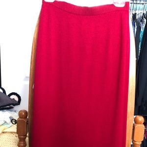 Long length skirt. Woven